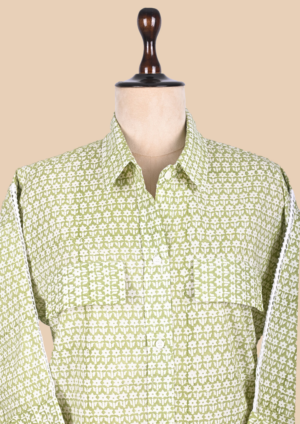 Green Button-Down Shirt