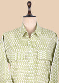 Green Button-Down Shirt