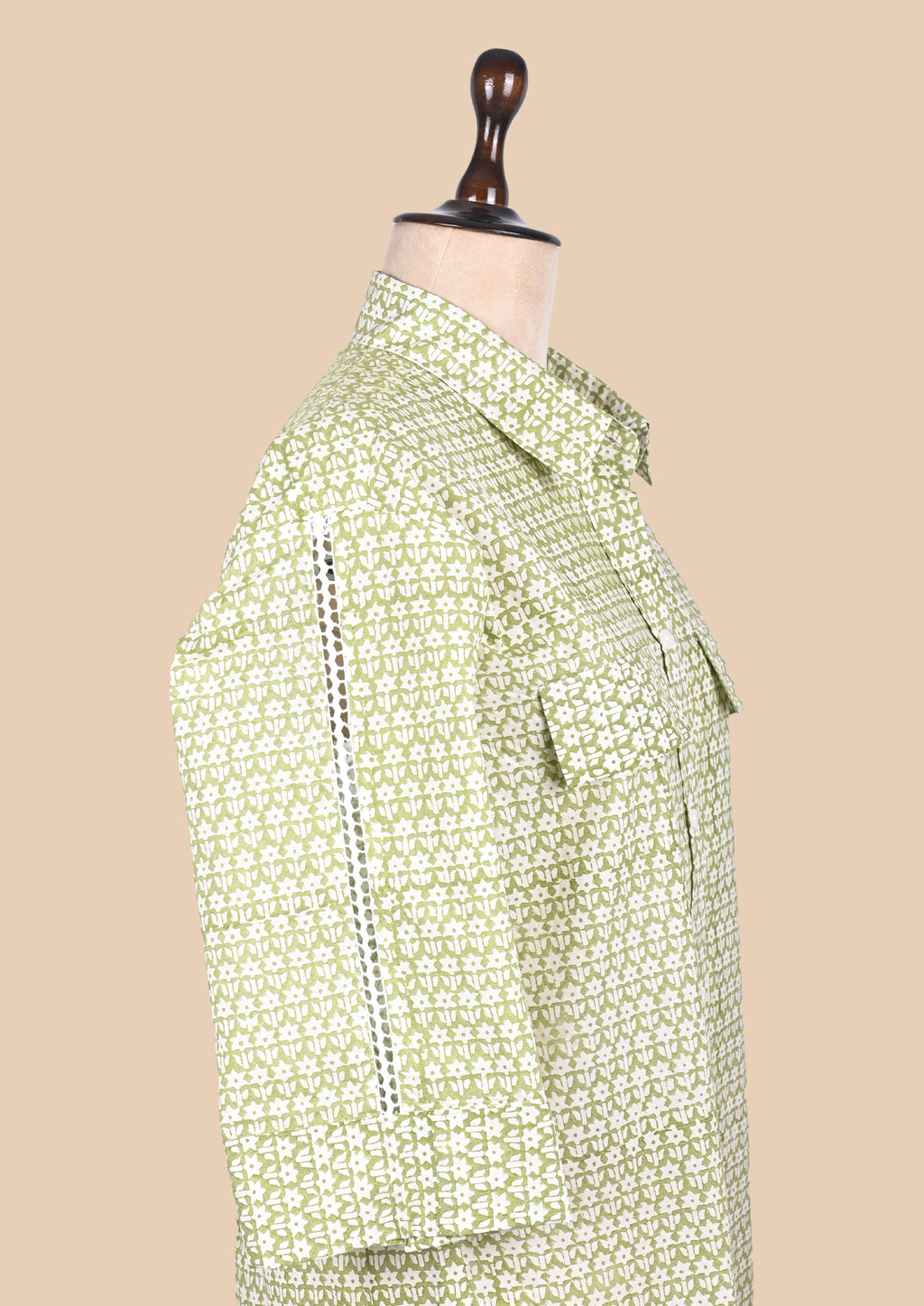 Green Button-Down Shirt