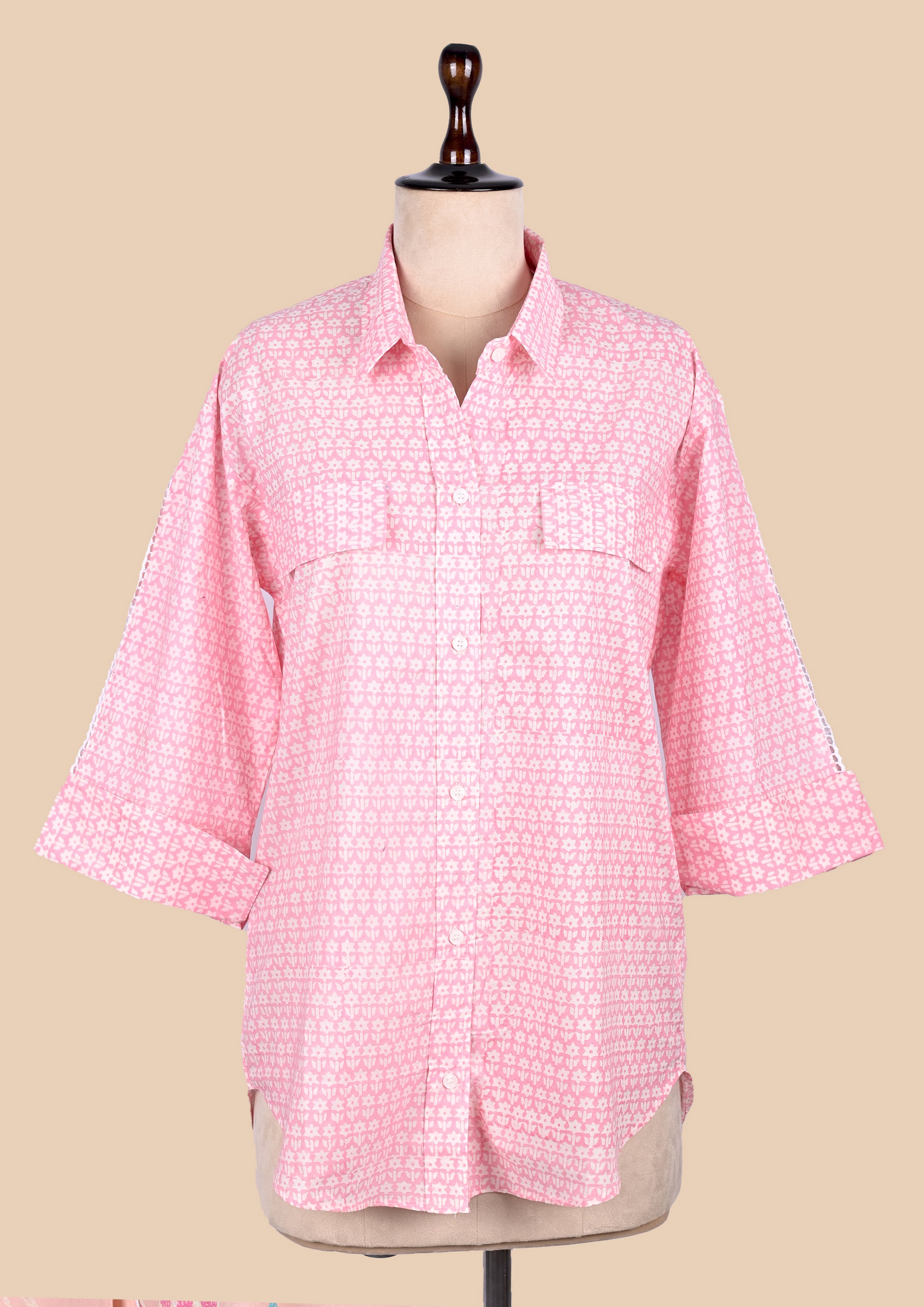 Pink Button-Down Shirt