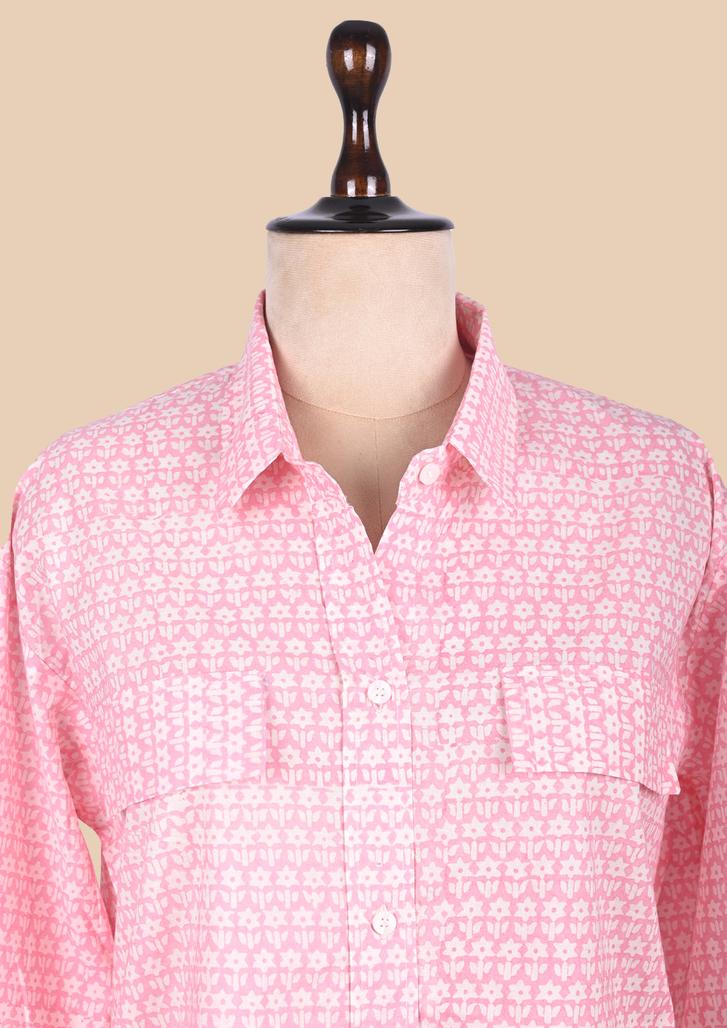 Pink Button-Down Shirt