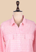Pink Button-Down Shirt