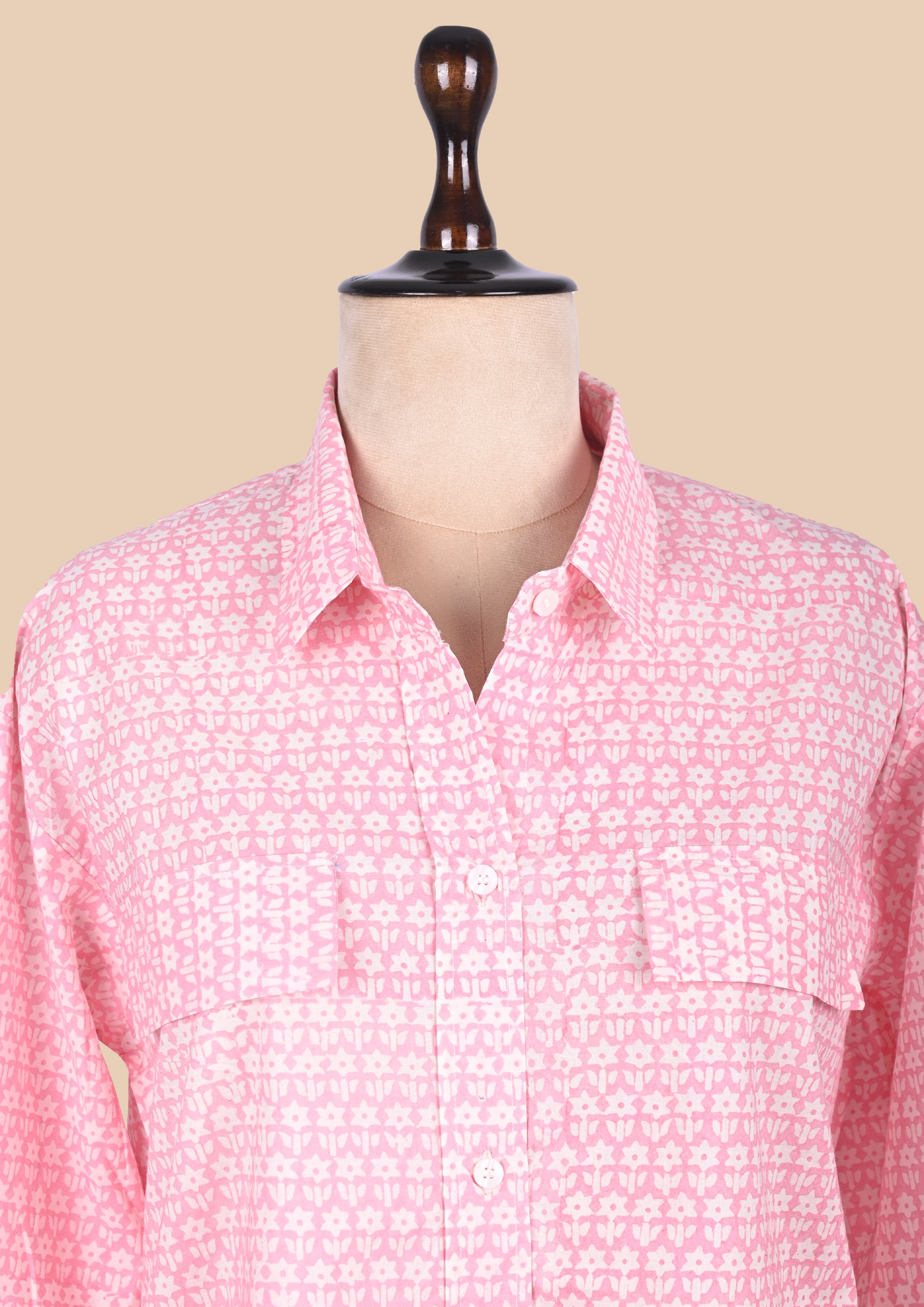 Pink Button-Down Shirt