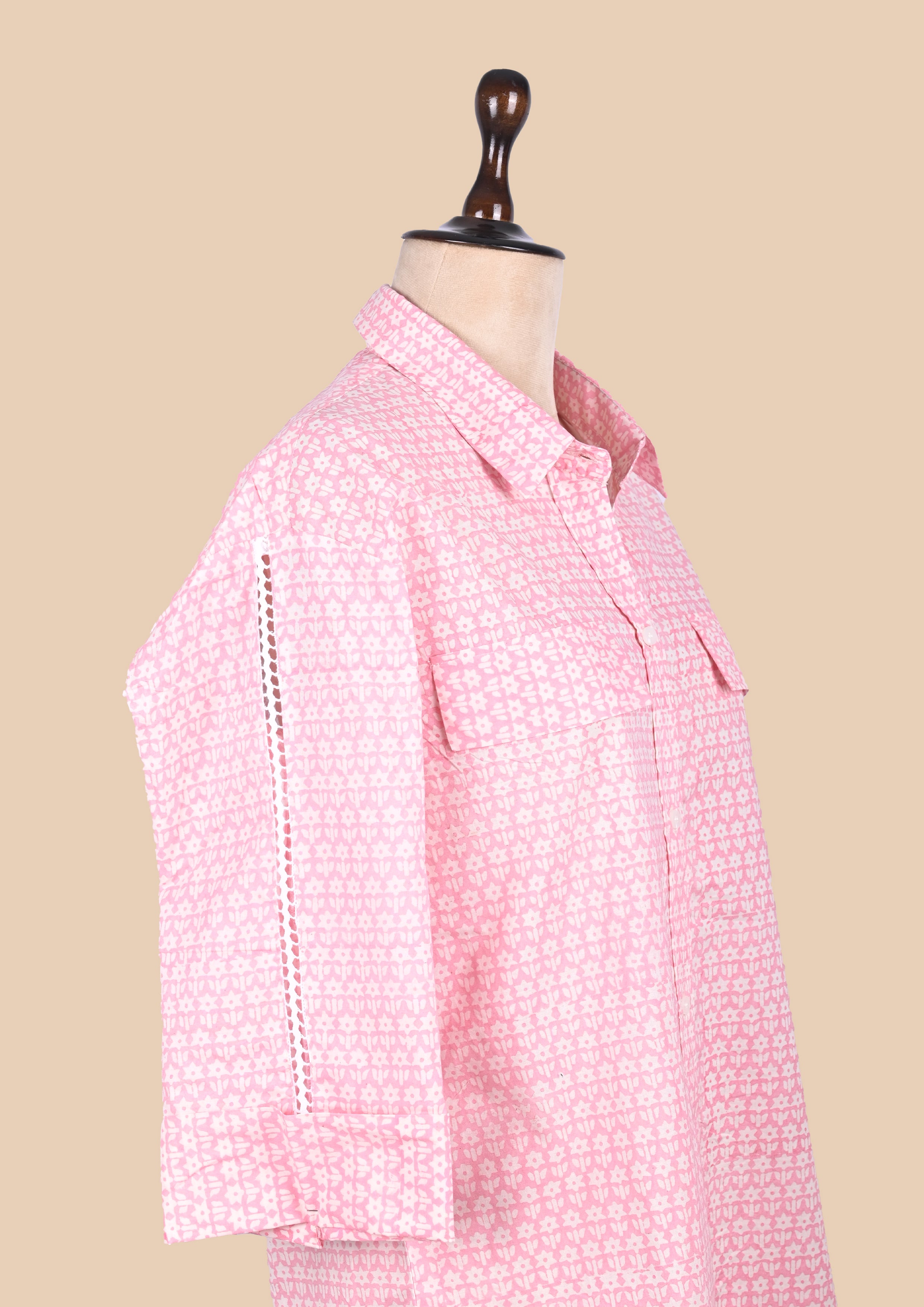 Pink Button-Down Shirt