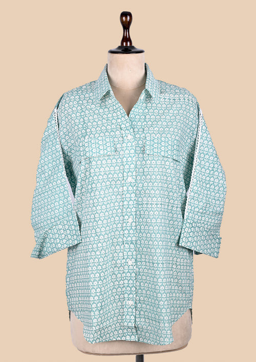 Blue Button-Down Shirt