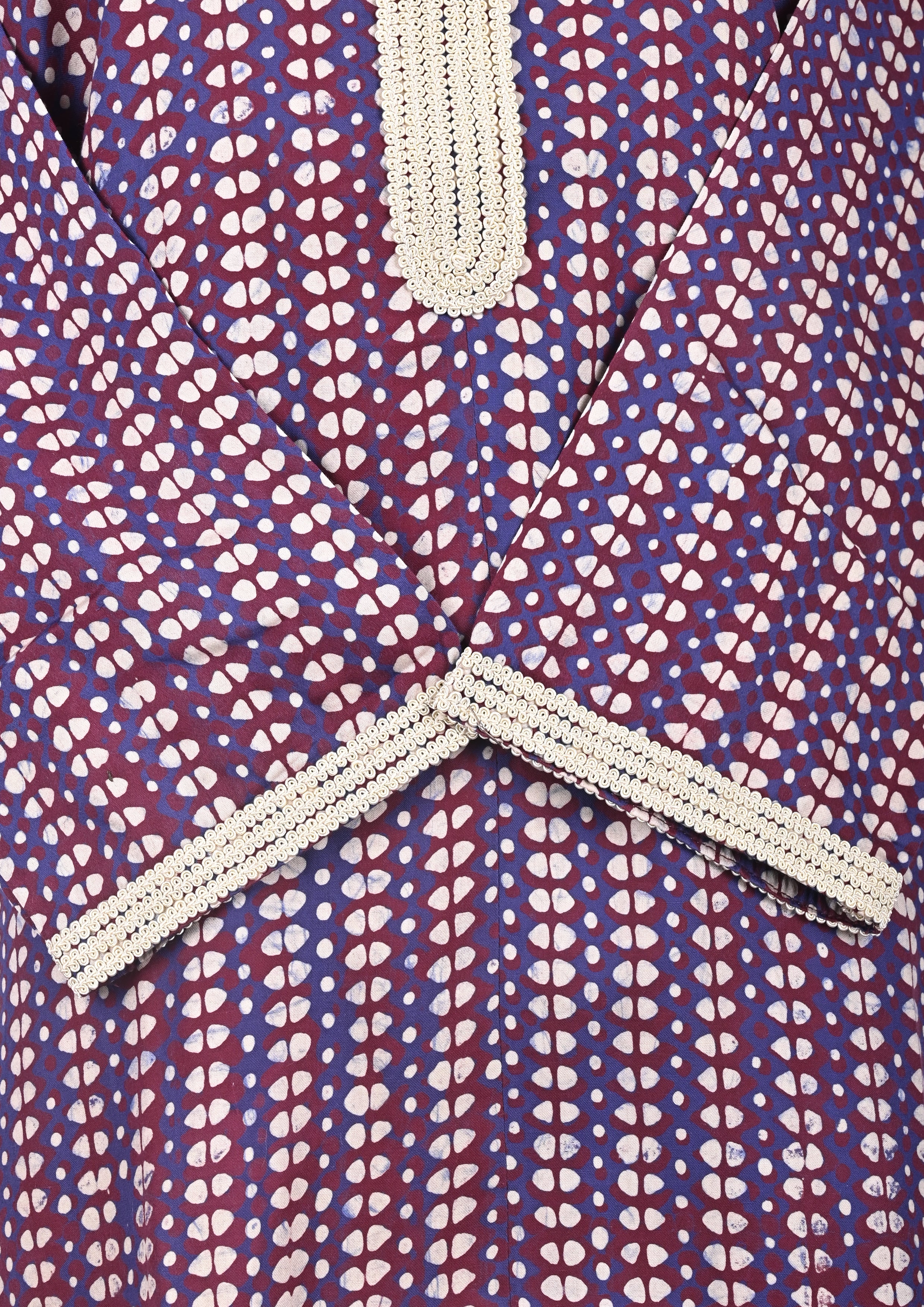 Pink Batik Print Kurta