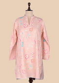 Peach Cotton Kurti Set