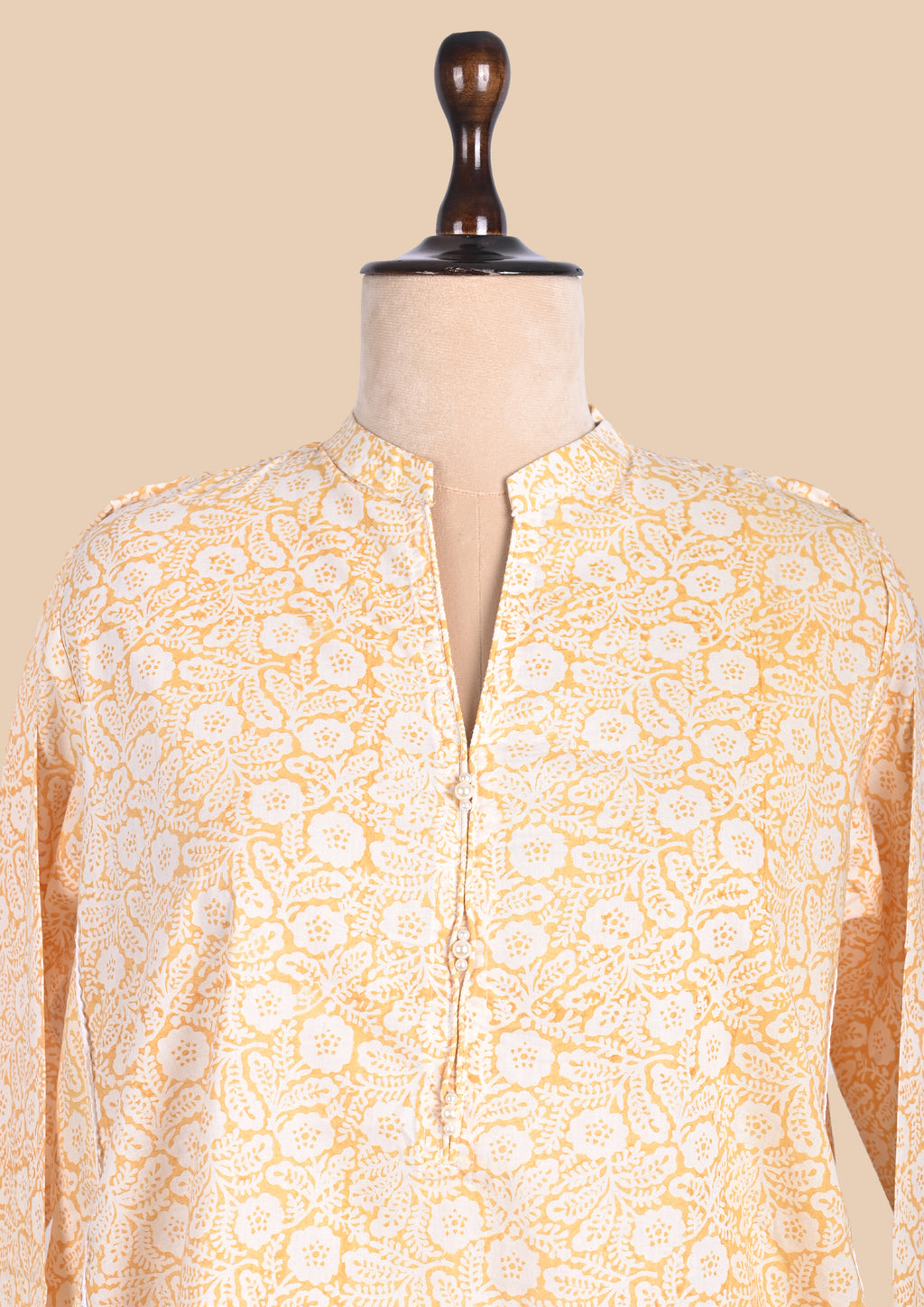 Light Peach Kurta Set