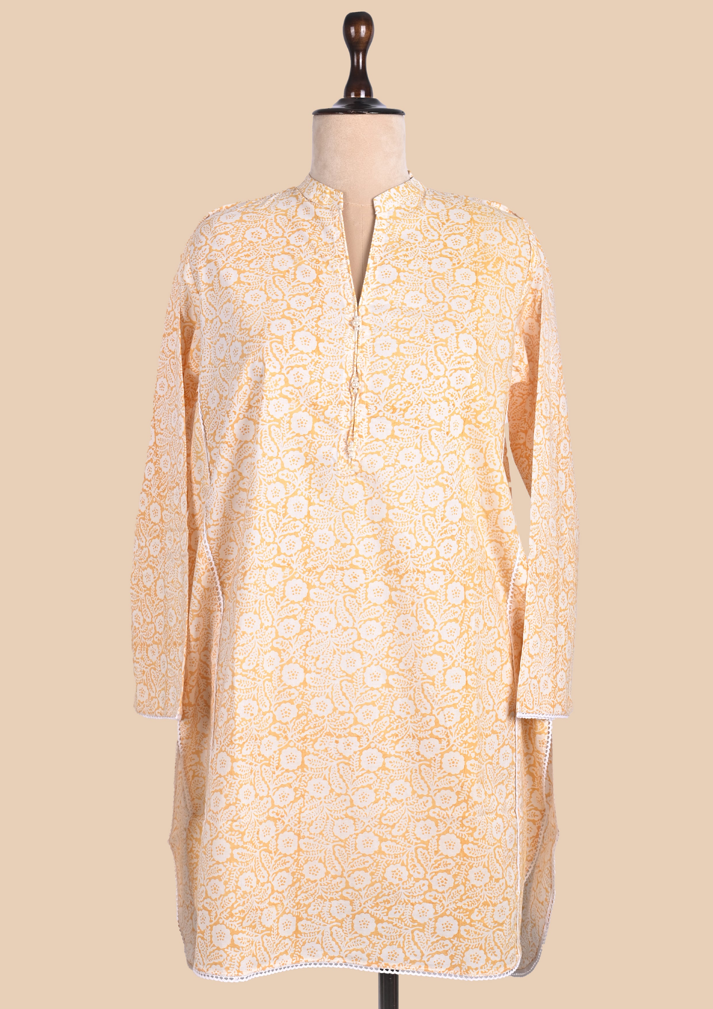 Light Peach Kurta Set