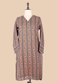 Dark Green Mul Cotton Kurti Set