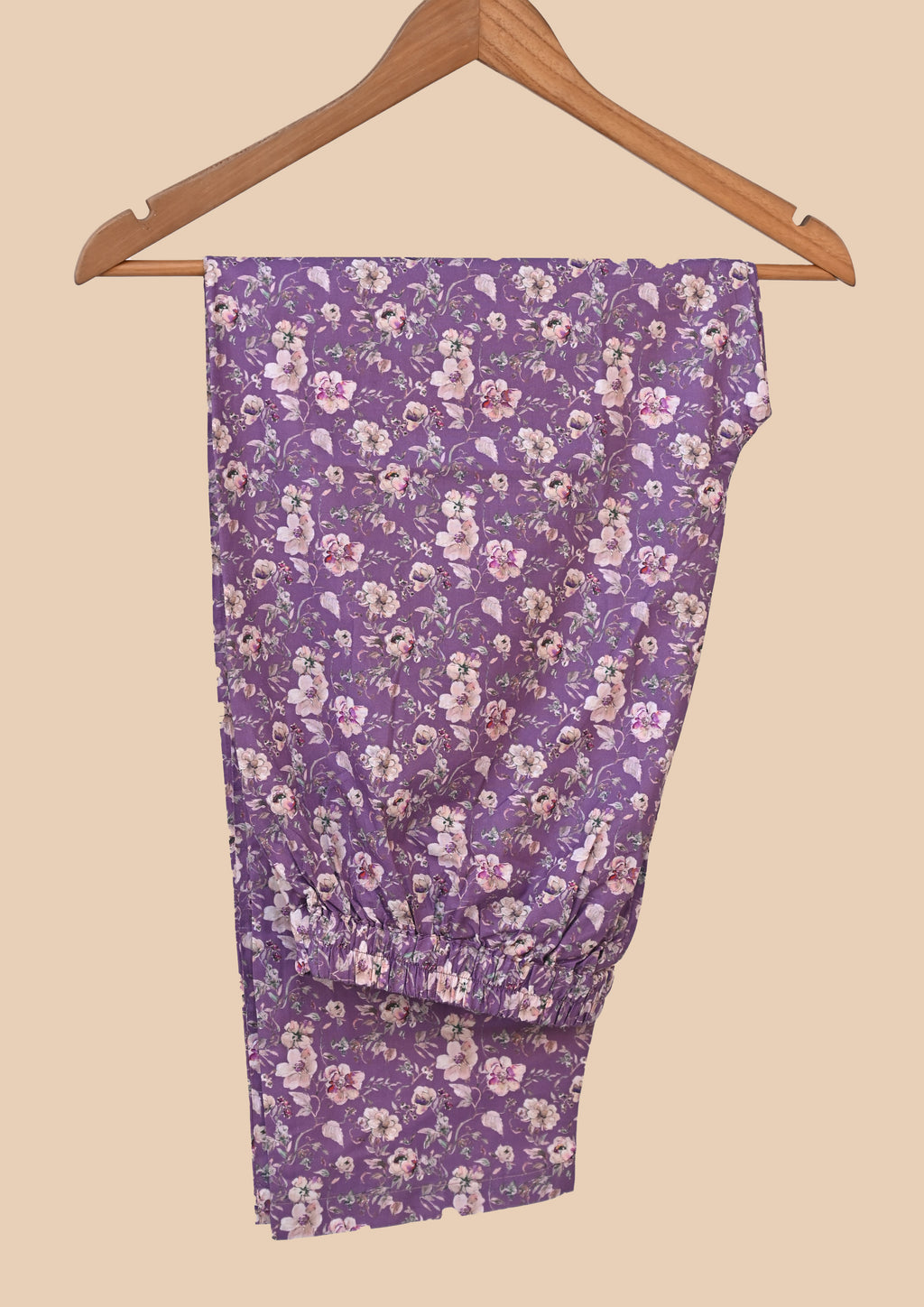 Purple Supreme Cotton Kurti Set