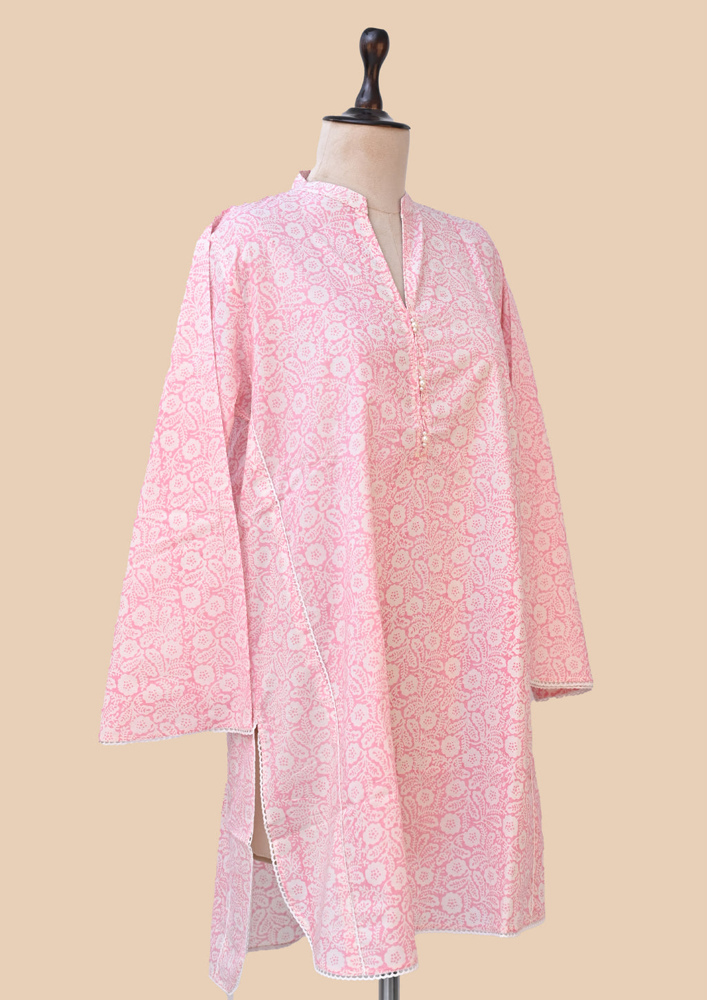 Pink Peach Kurta Set