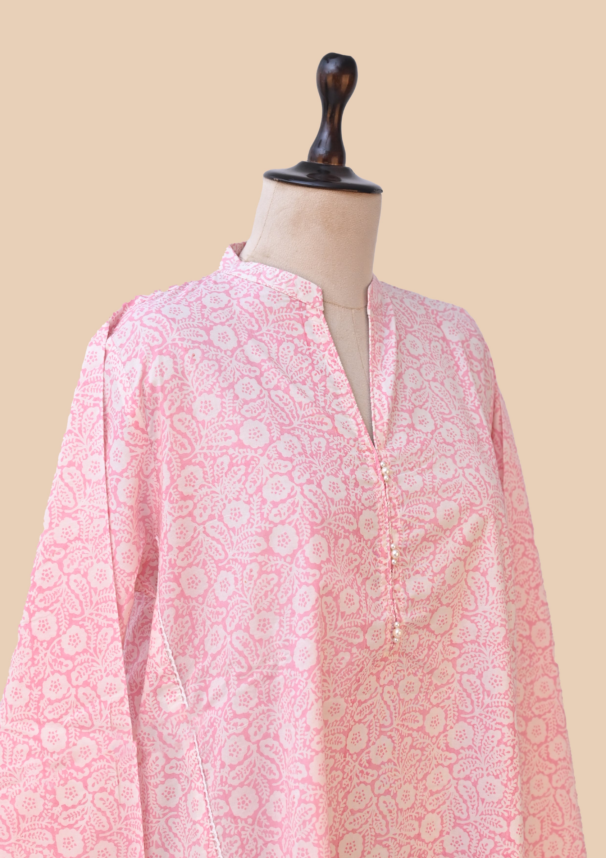 Pink Peach Kurta Set