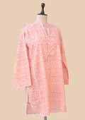 Orange Pink Kurti Set