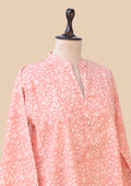 Orange Pink Kurta Set