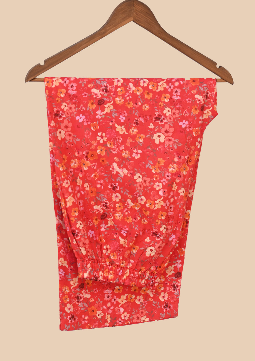 Red Supreme Cotton Kurti Set