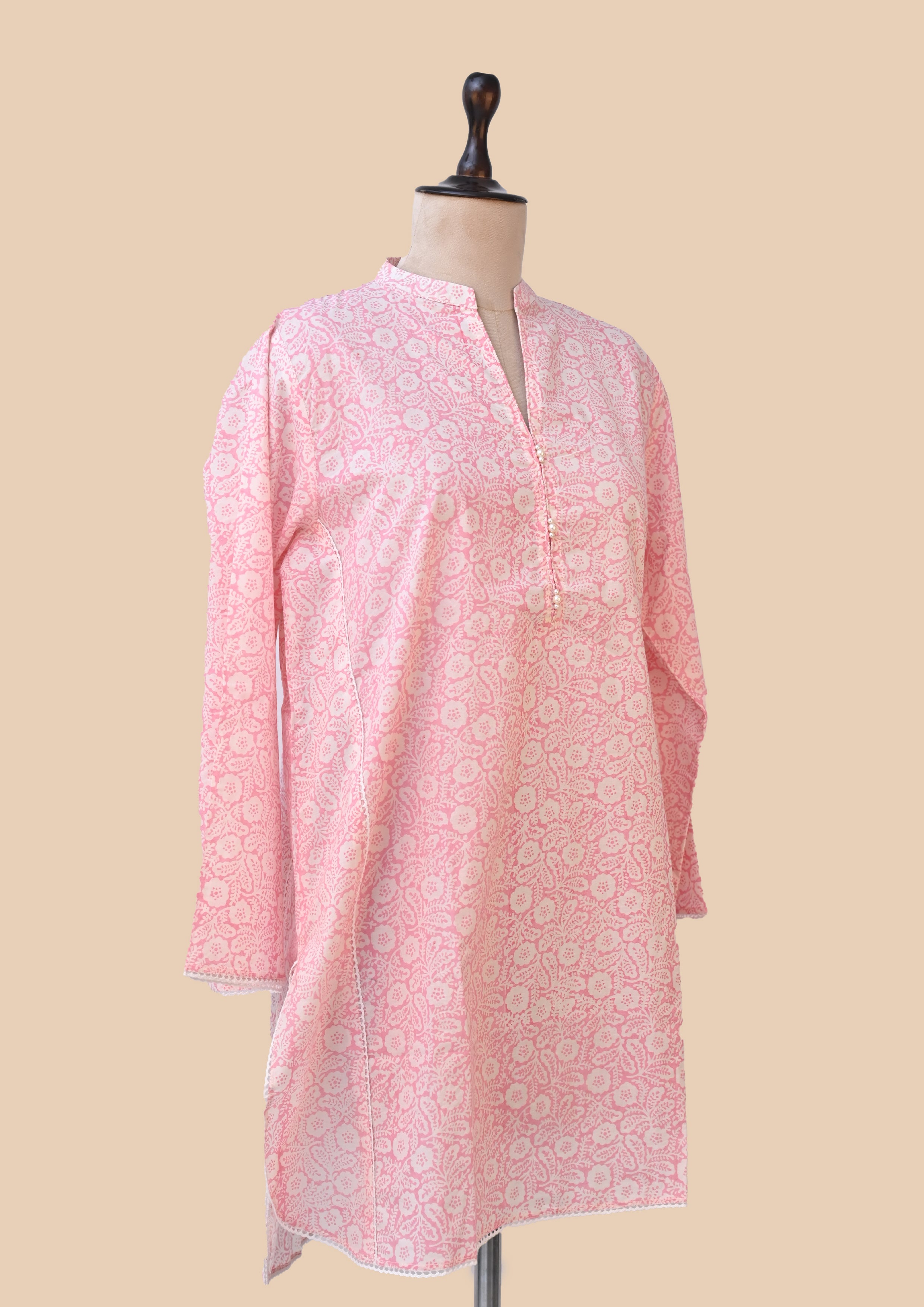 Pink Peach Kurta Set