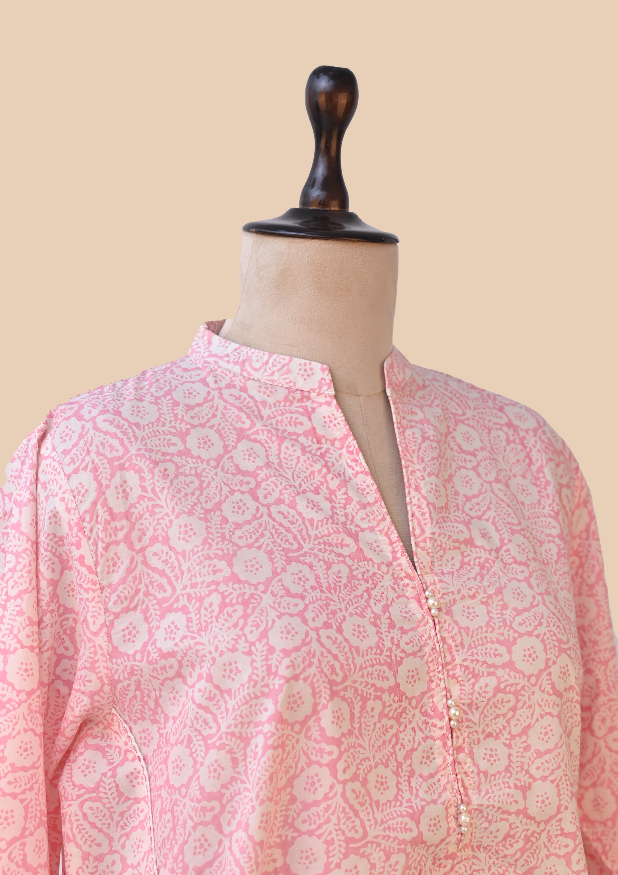 Pink Peach Kurta Set