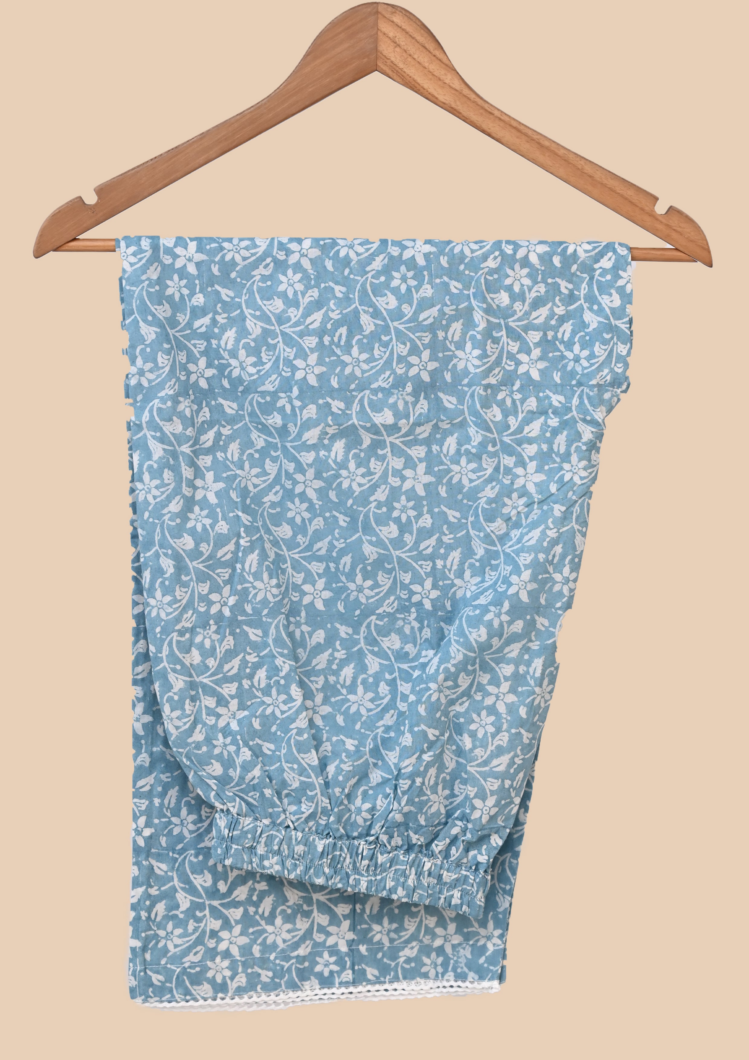 Blue Peach Kurti Set