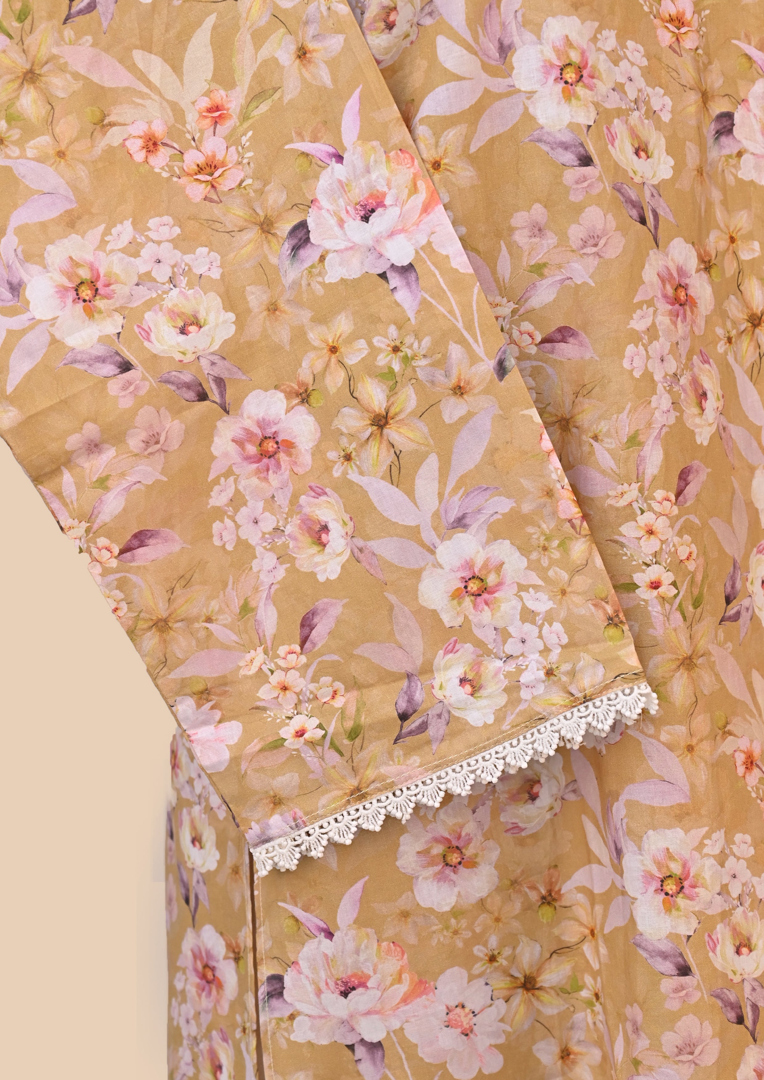 Yellow Supreme Cotton Kurta Set