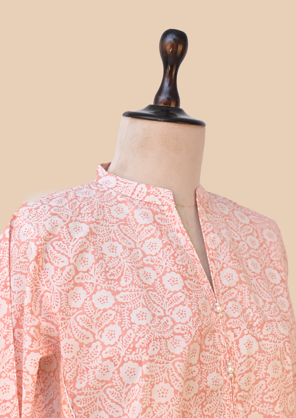 Orange Pink Kurta Set
