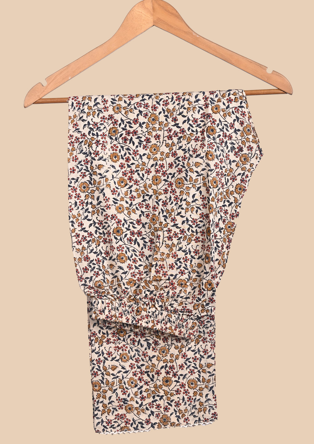 Yellow Kalamkari Bagru Kurti Set